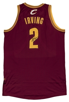 2011 Kyrie Irving Game Used & Signed Cleveland Cavaliers Road Jersey (Player LOA & JSA)